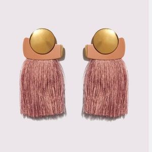 Lizzie Forunato tassel fringe post earrings